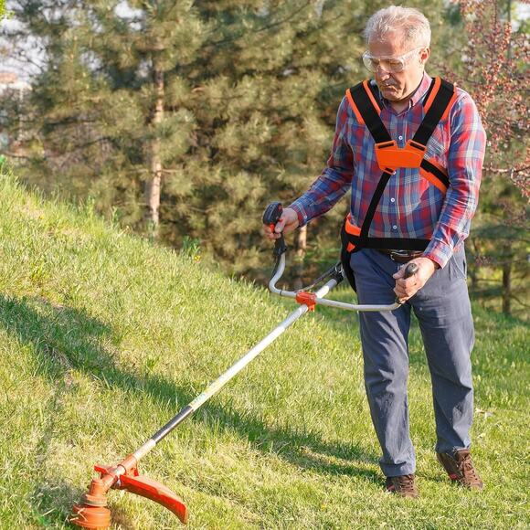 Trimmer Shoulder Strap Padded Universal Adjustable Weed Eater Brush Harness - Picture 2 of 5